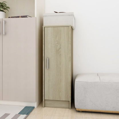 vidaXL Armoire à chaussures Chêne Sonoma 32x35x92 cm Aggloméré