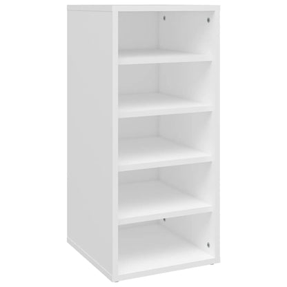 vidaXL Armoire à chaussures Blanc 31,5x35x70 cm Aggloméré