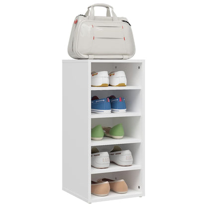 vidaXL Armoire à chaussures Blanc 31,5x35x70 cm Aggloméré