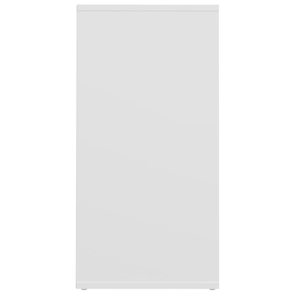 vidaXL Armoire à chaussures Blanc 31,5x35x70 cm Aggloméré