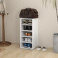 vidaXL Armoire à chaussures Blanc 31,5x35x70 cm Aggloméré