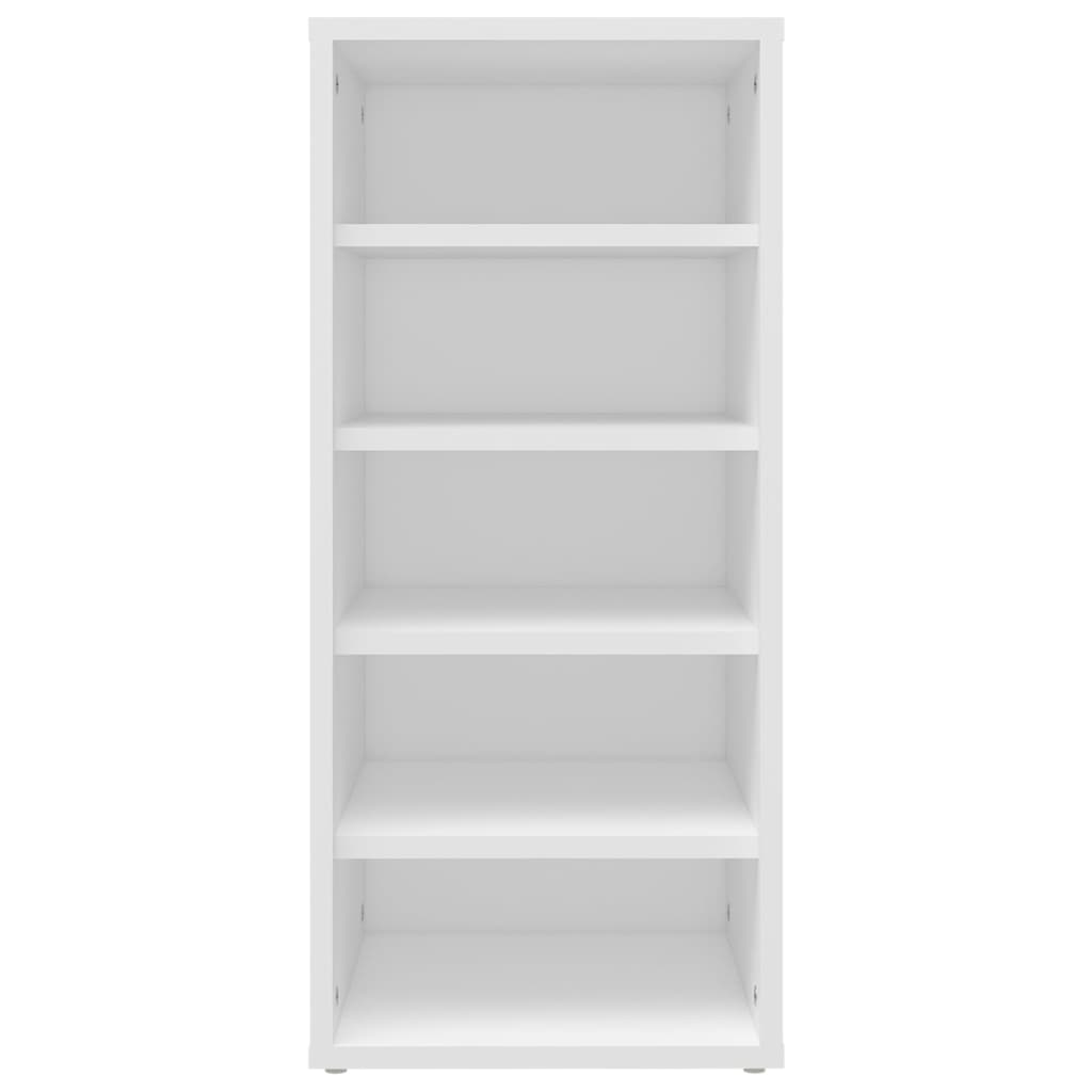 vidaXL Armoires à chaussures 2 pcs Blanc 31,5x35x70 cm Aggloméré