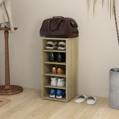 vidaXL Armoire à chaussures Chêne Sonoma 31,5x35x70 cm Aggloméré