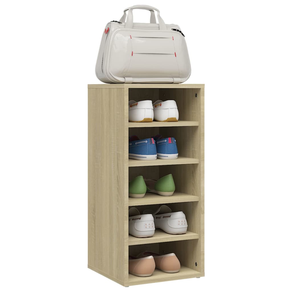vidaXL Armoire à chaussures Chêne Sonoma 31,5x35x70 cm Aggloméré