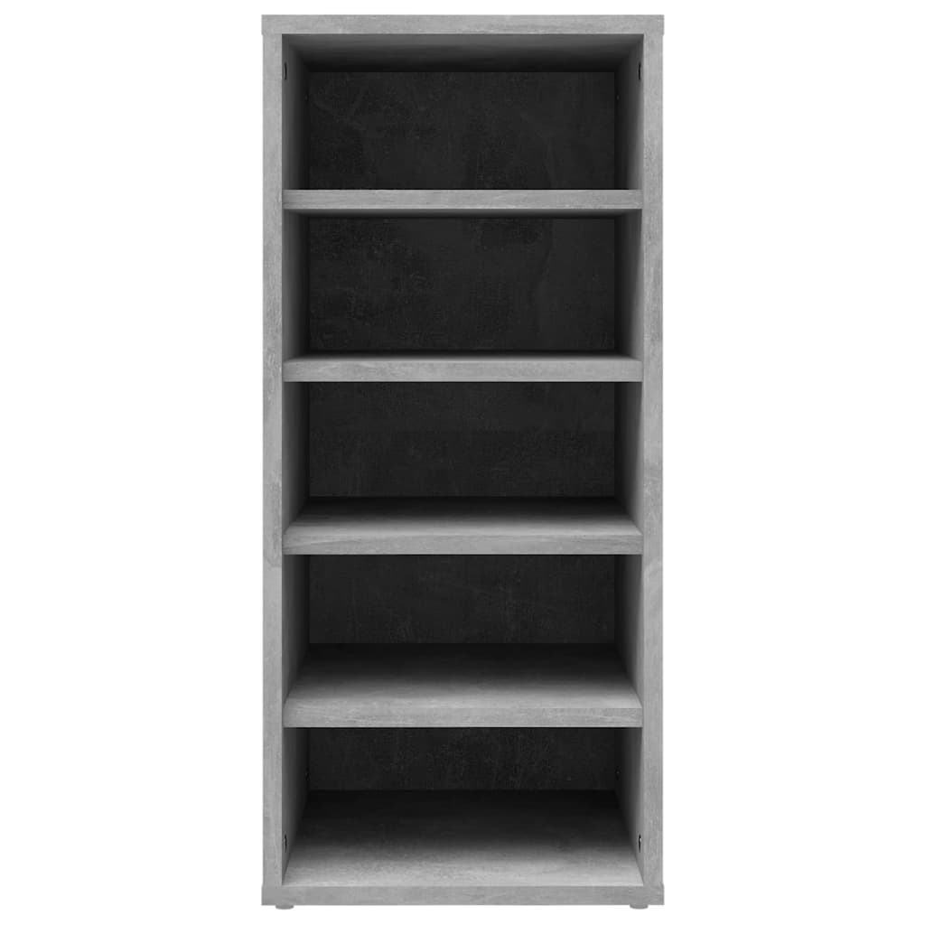 vidaXL Armoires à chaussures 2 pcs Gris béton 31,5x35x70 cm Aggloméré