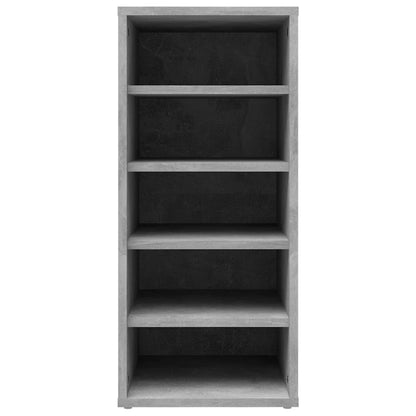vidaXL Armoires à chaussures 2 pcs Gris béton 31,5x35x70 cm Aggloméré