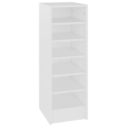 vidaXL Armoire à chaussures Blanc 31,5x35x90 cm Aggloméré