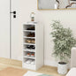 vidaXL Armoire à chaussures Blanc 31,5x35x90 cm Aggloméré
