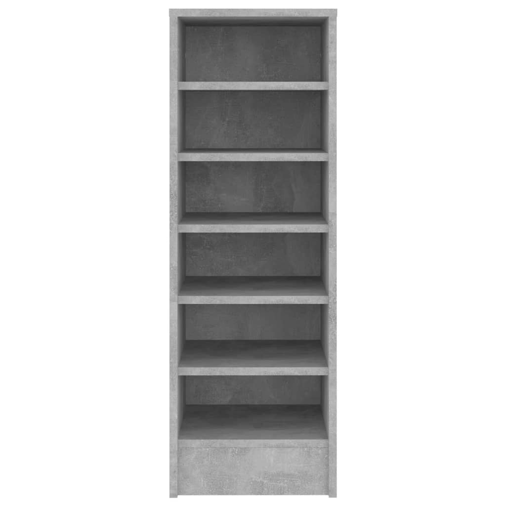 vidaXL Armoire à chaussures Gris 31,5x35x90 cm Aggloméré