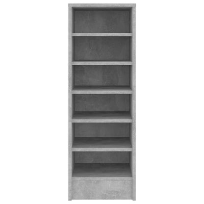 vidaXL Armoire à chaussures Gris 31,5x35x90 cm Aggloméré