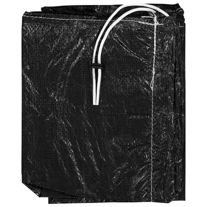 vidaXL Housses de parasol avec fermeture éclair 2 pcs PE 200 cm
