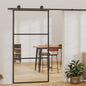 vidaXL Porte coulissante et quincaillerie Verre et Aluminium 102x205cm