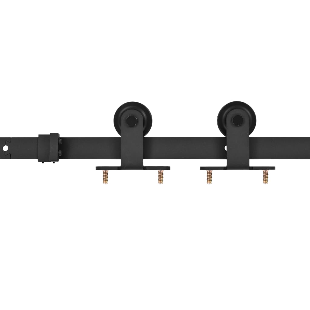 vidaXL Porte coulissante et quincaillerie Verre ESG/Aluminium 76x205cm