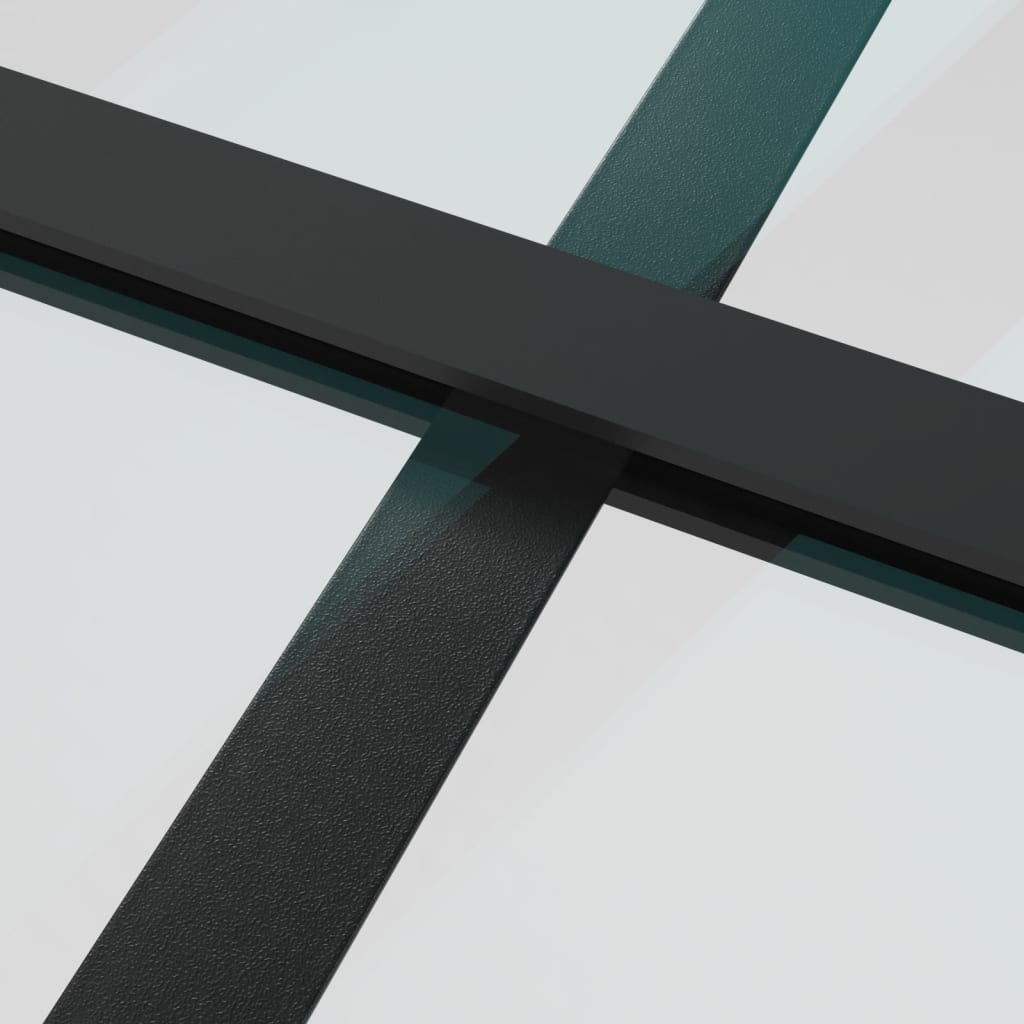 vidaXL Porte coulissante et quincaillerie Verre ESG/Aluminium 76x205cm