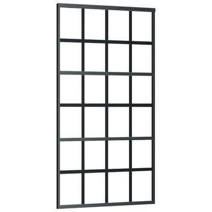 vidaXL Porte coulissante et quincaillerie Verre et Aluminium 102x205cm