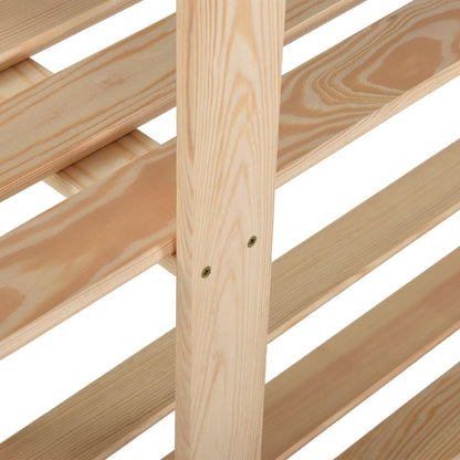 vidaXL Étagère de stockage 5 niveaux 170x28,5x170cm Bois de pin massif