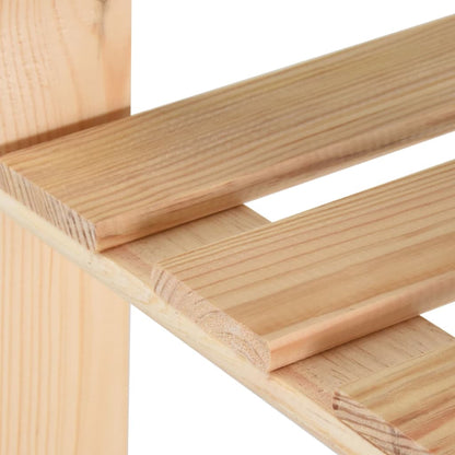 vidaXL Étagère de stockage 5 niveaux 80x28,5x170 cm Bois de pin massif