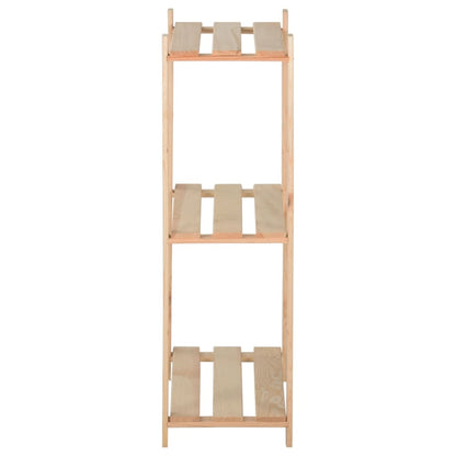 vidaXL Étagère de stockage 3 niveaux 60x28,5x90 cm Bois de pin massif