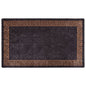 vidaXL Tapis lavable antidérapant 190x300 cm Noir et doré