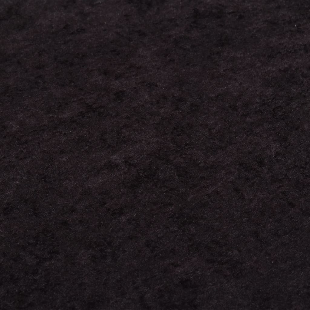 vidaXL Tapis lavable antidérapant φ120 cm Anthracite