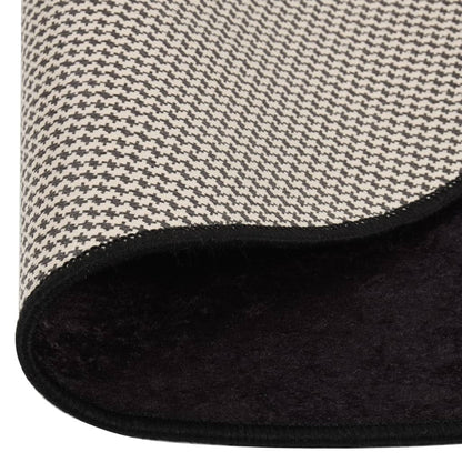 vidaXL Tapis lavable antidérapant φ120 cm Anthracite