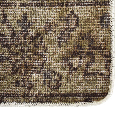 vidaXL Tapis lavable antidérapant Patchwork 80x150 cm Multicolore