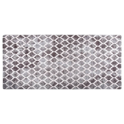 vidaXL Tapis lavable antidérapant 80x300 cm Multicolore
