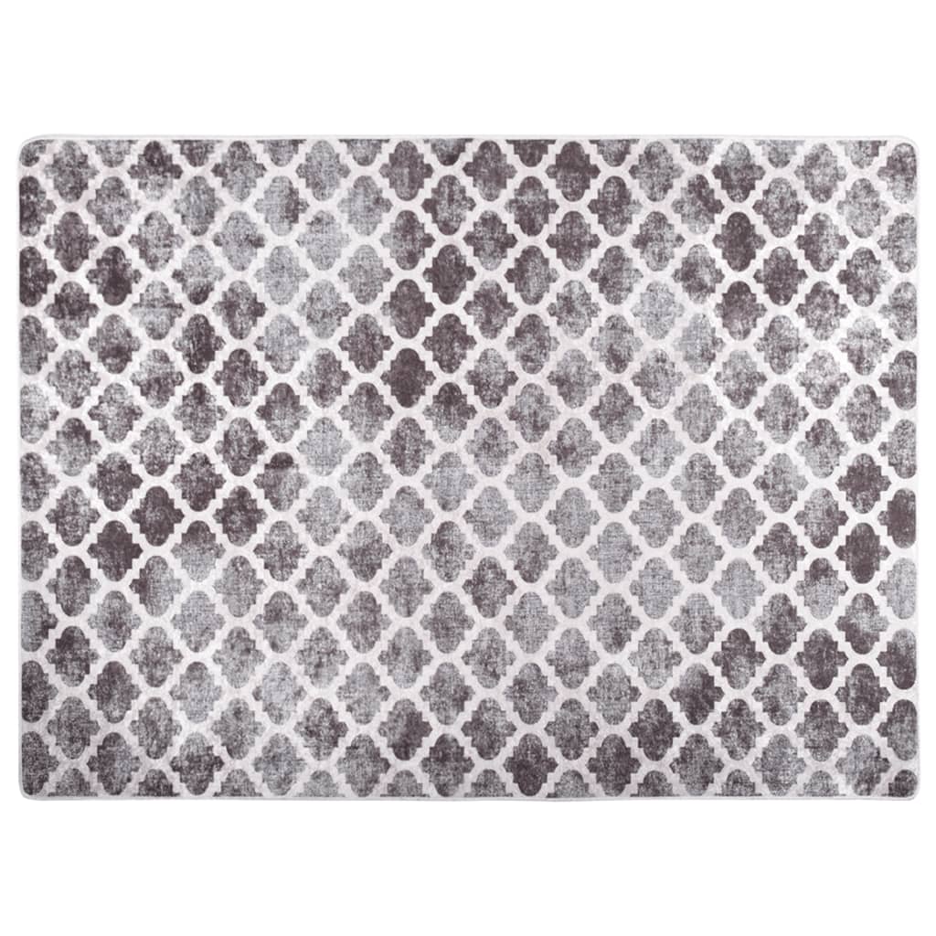 vidaXL Tapis lavable antidérapant 120x180 cm Multicolore