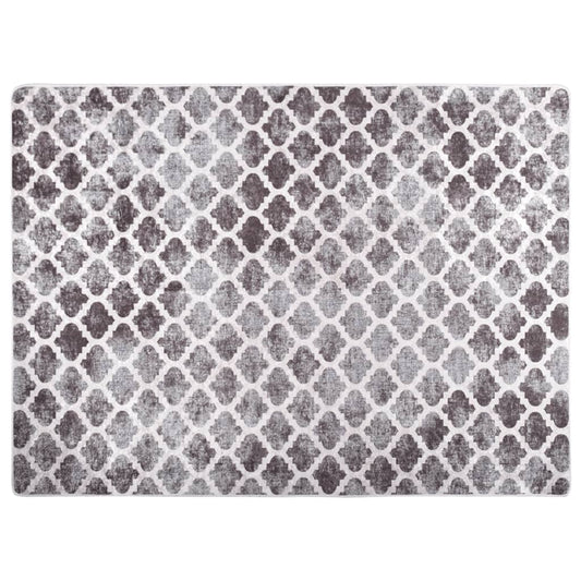 vidaXL Tapis lavable antidérapant 120x180 cm Multicolore