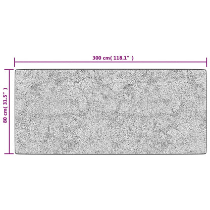 vidaXL Tapis lavable antidérapant 80x300 cm Multicolore