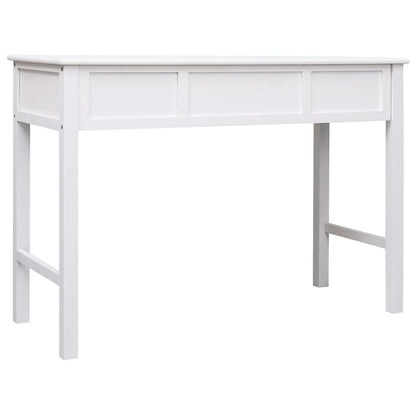 vidaXL Buffet Blanc 108x45x76 cm Bois de Paulownia massif