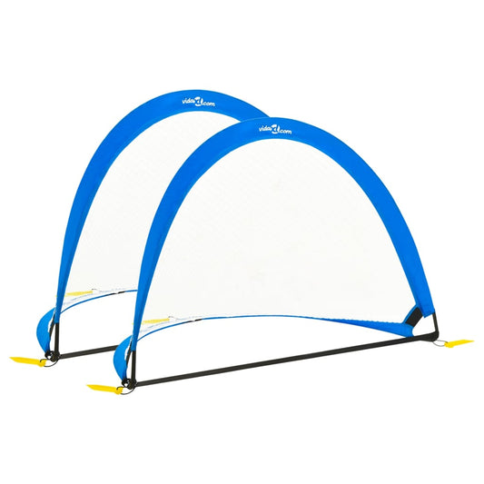vidaXL Buts de football pour enfant avec sac 2 pcs 119x82x84,5 cm