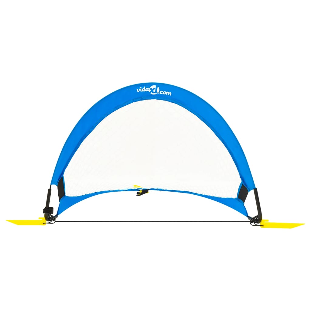 vidaXL Buts de football pour enfant avec sac 2 pcs 75,5x46x48 cm