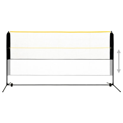 vidaXL Filet de badminton réglable 300x103x94-158 cm Métal