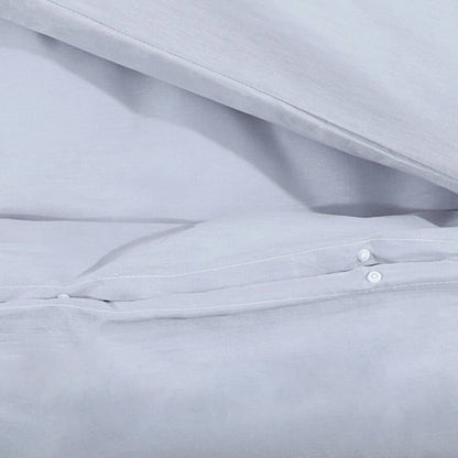 vidaXL Ensemble de housse de couette Gris 220x240 cm Microfibre légère