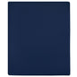 vidaXL Drap-housse Jersey Bleu marine 140x200 cm Coton