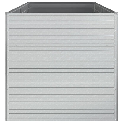 vidaXL Lit surélevé de jardin 160x80x77 cm Acier galvanisé Argenté