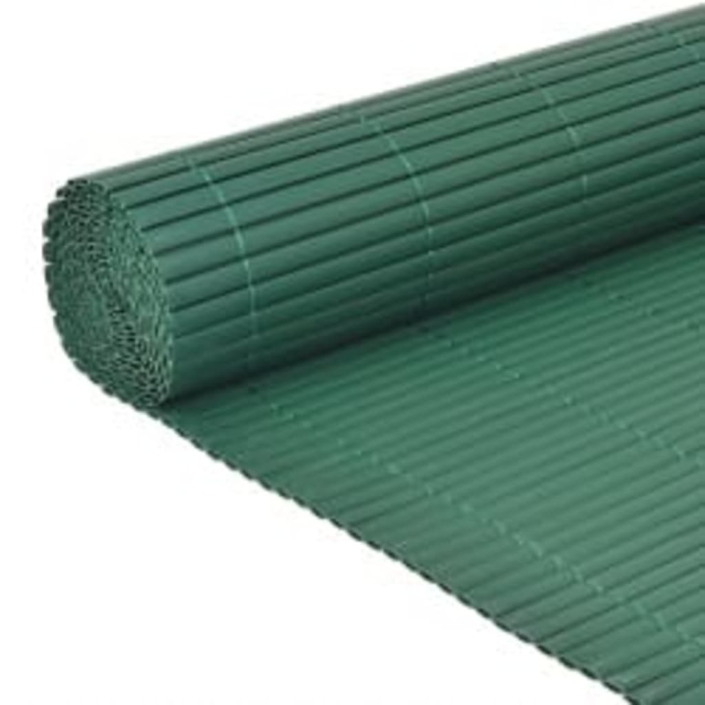 vidaXL Clôture de jardin double face 90x400 cm Vert