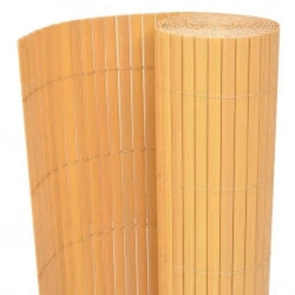 vidaXL Clôture de jardin double face 110x300 cm Jaune