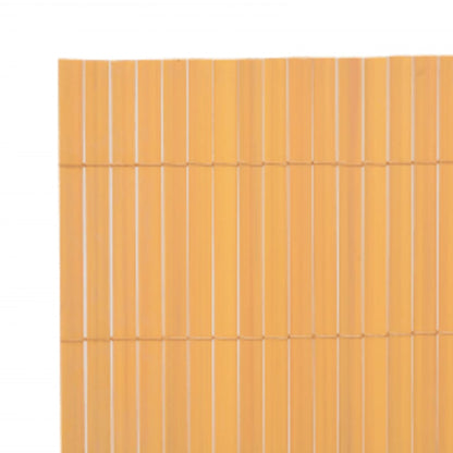 vidaXL Clôture de jardin double face 110x300 cm Jaune
