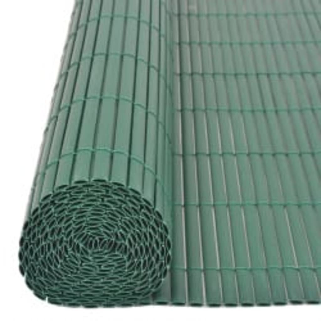 vidaXL Clôture de jardin double face 110x400 cm Vert