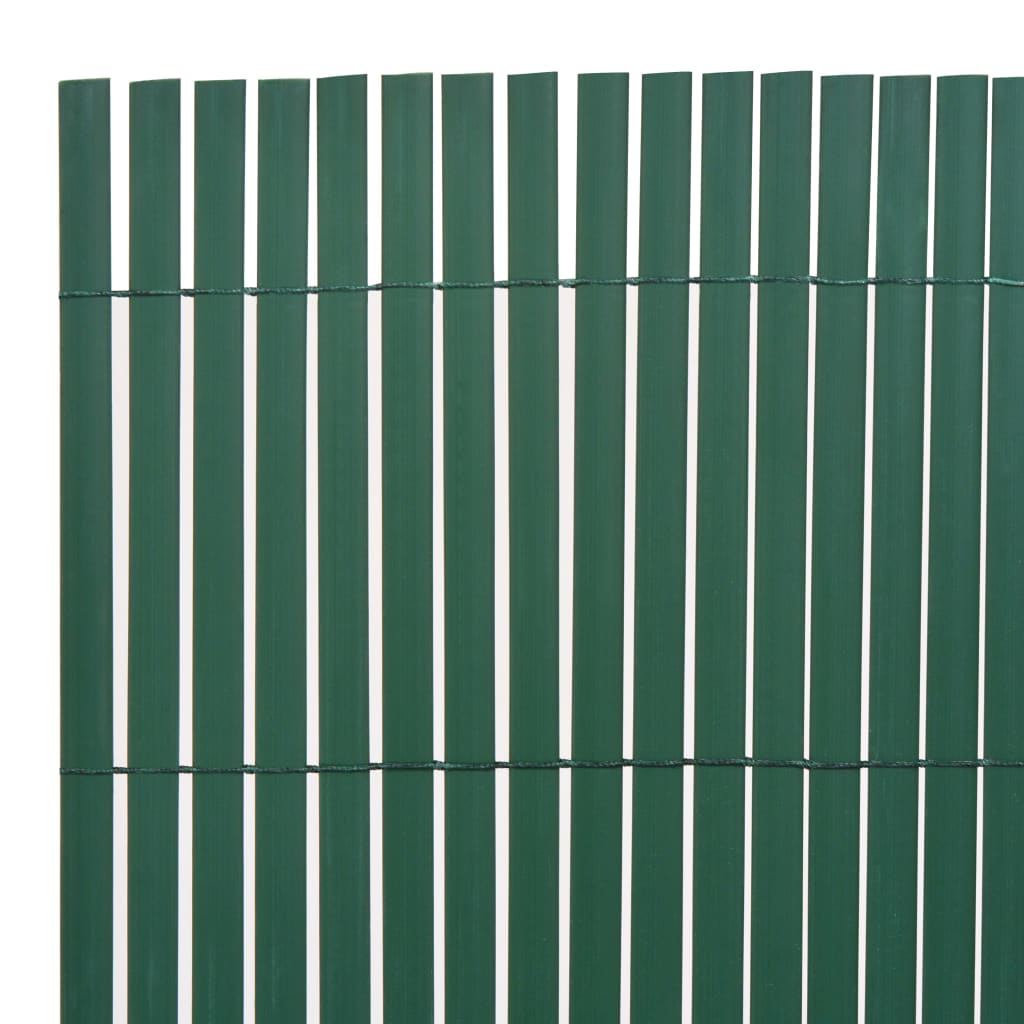 vidaXL Clôture de jardin double face 110x400 cm Vert