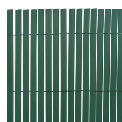 vidaXL Clôture de jardin double face 110x400 cm Vert