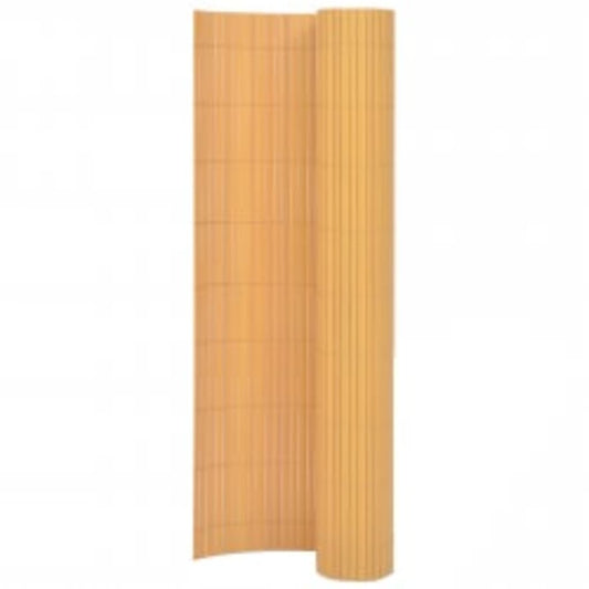 vidaXL Clôture de jardin double face 110x400 cm Jaune