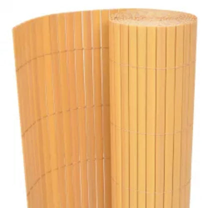 vidaXL Clôture de jardin double face 110x400 cm Jaune