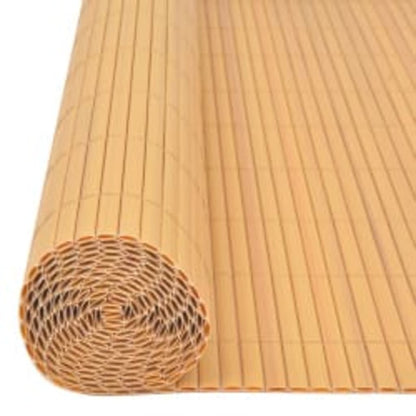 vidaXL Clôture de jardin double face 110x400 cm Jaune