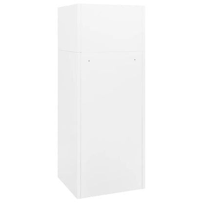 vidaXL Armoire à selles Blanc 53x53x140 cm Acier