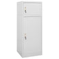 vidaXL Armoire à selles Gris clair 53x53x140 cm Acier