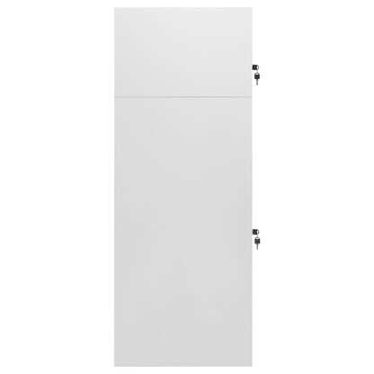 vidaXL Armoire à selles Gris clair 53x53x140 cm Acier