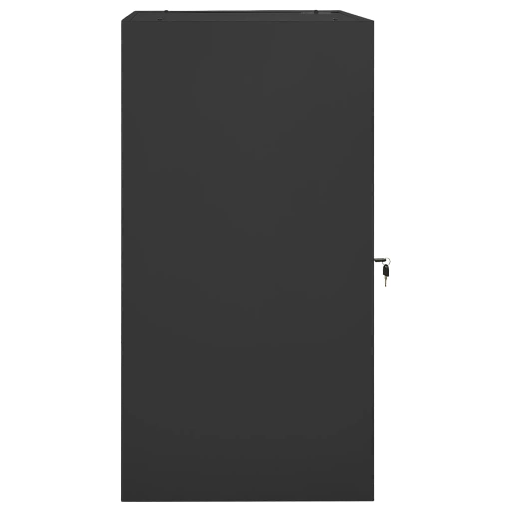vidaXL Armoire à selles Anthracite 53x53x105 cm Acier